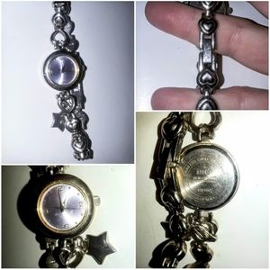 Sterling Silver Mudd Heart Band Watch